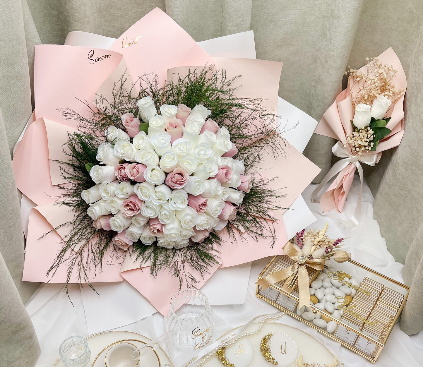 Pink Rosebud Dream - Flower &amp; Chocolate